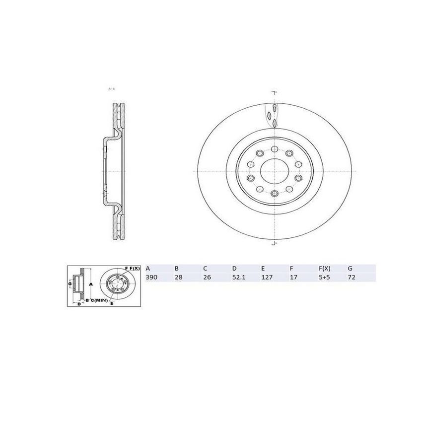 Winhere 6622977 Brake Rotor