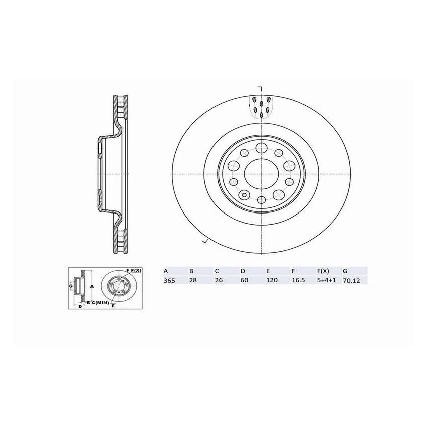 Winhere 6622981 Brake Rotor