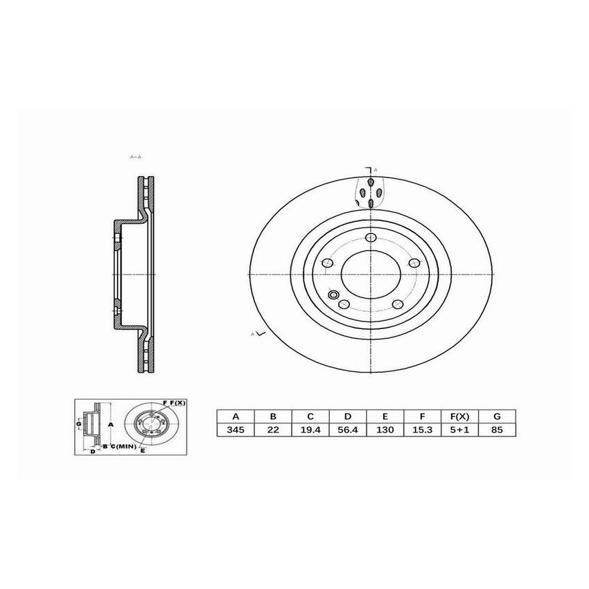 Winhere 6623006 Brake Rotor