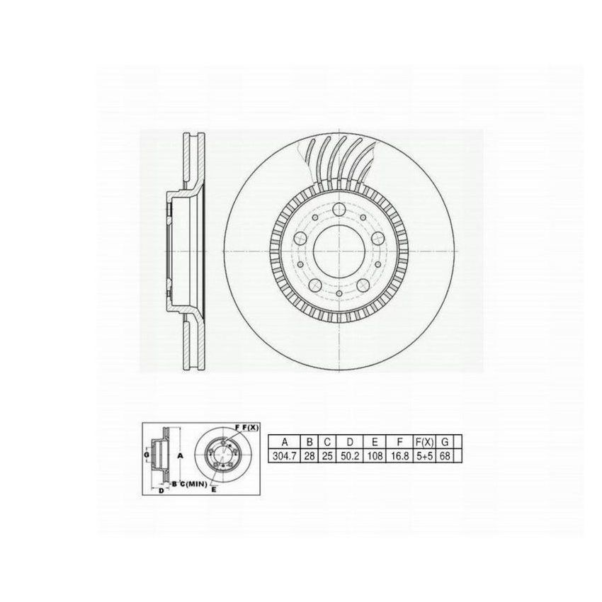 Winhere 662799 Brake Rotor