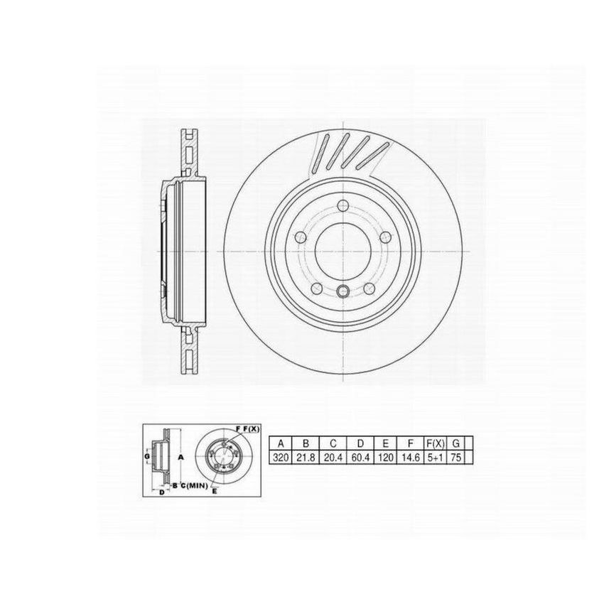 Winhere 662914 Brake Rotor