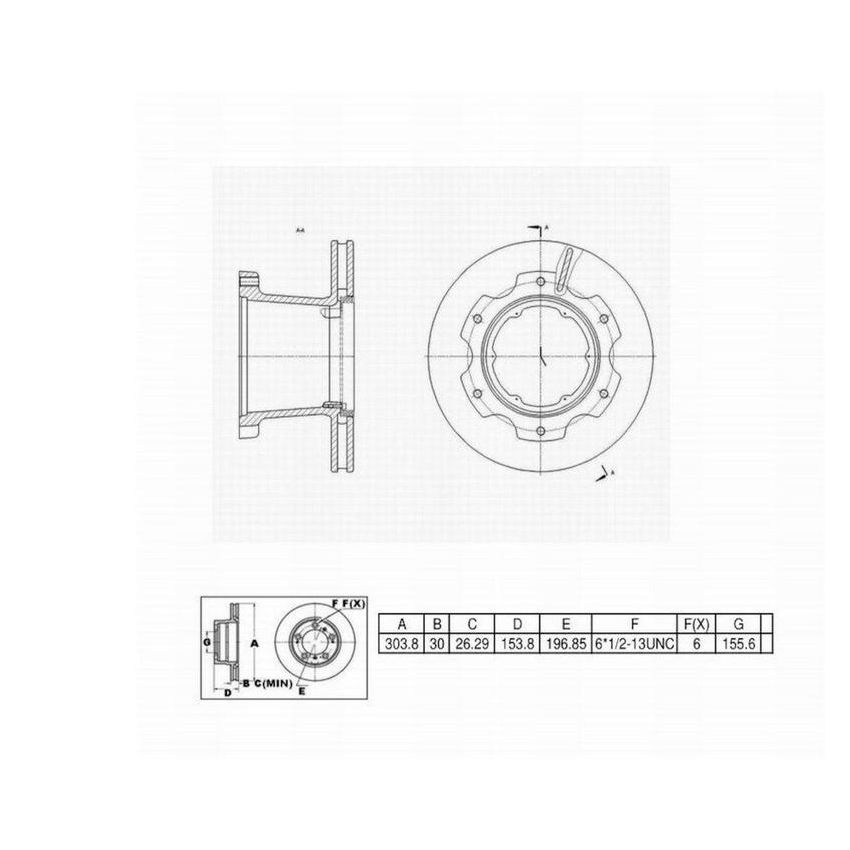 Winhere 6672298 Disc Brake R&H Assy