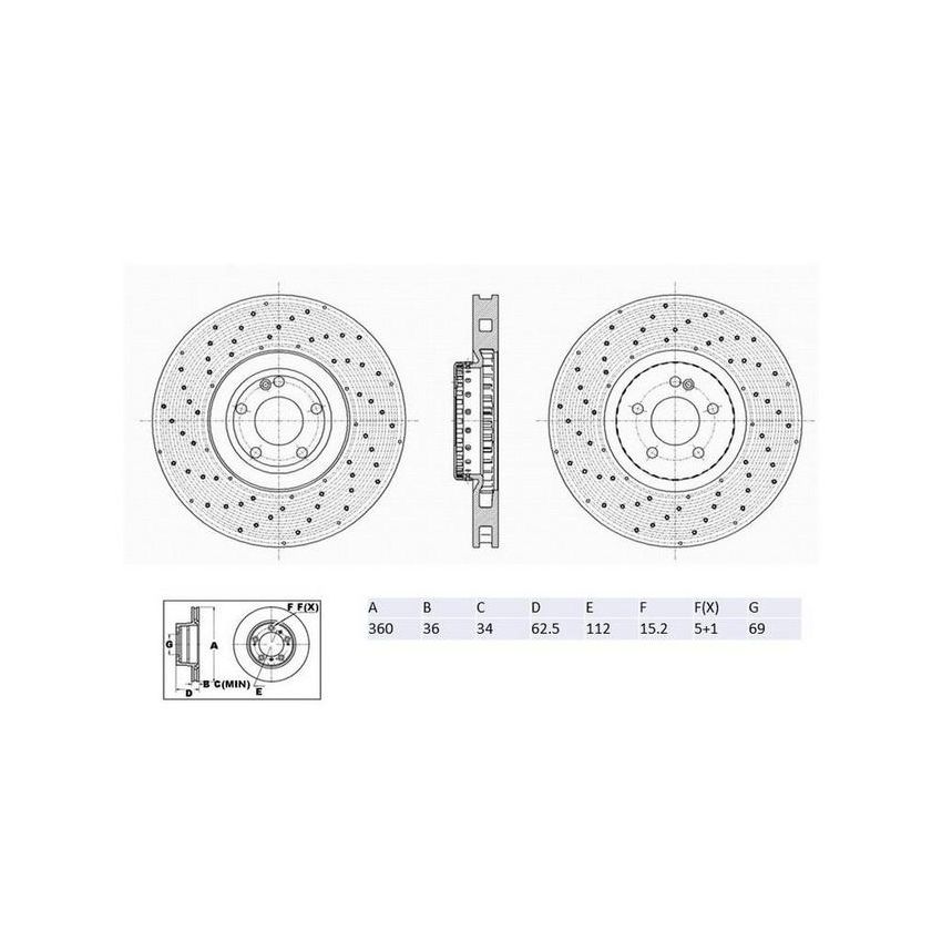 Winhere 77742008DR Brake Rotor