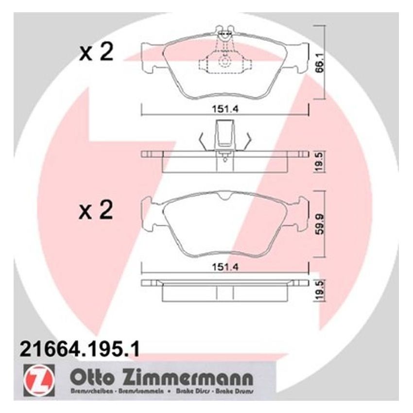 ZIMMERMANN 21664.195.1 Standard