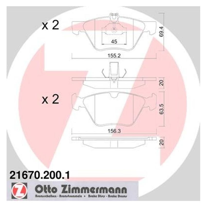 ZIMMERMANN 21670.200.1 Standard