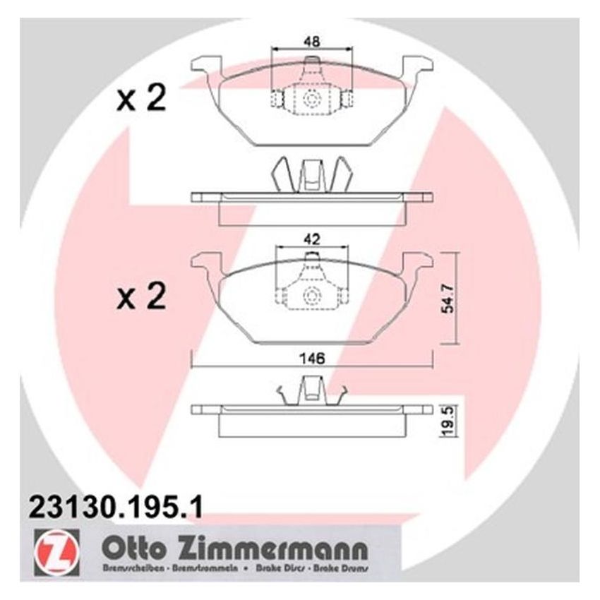 ZIMMERMANN 23130.195.1 Standard