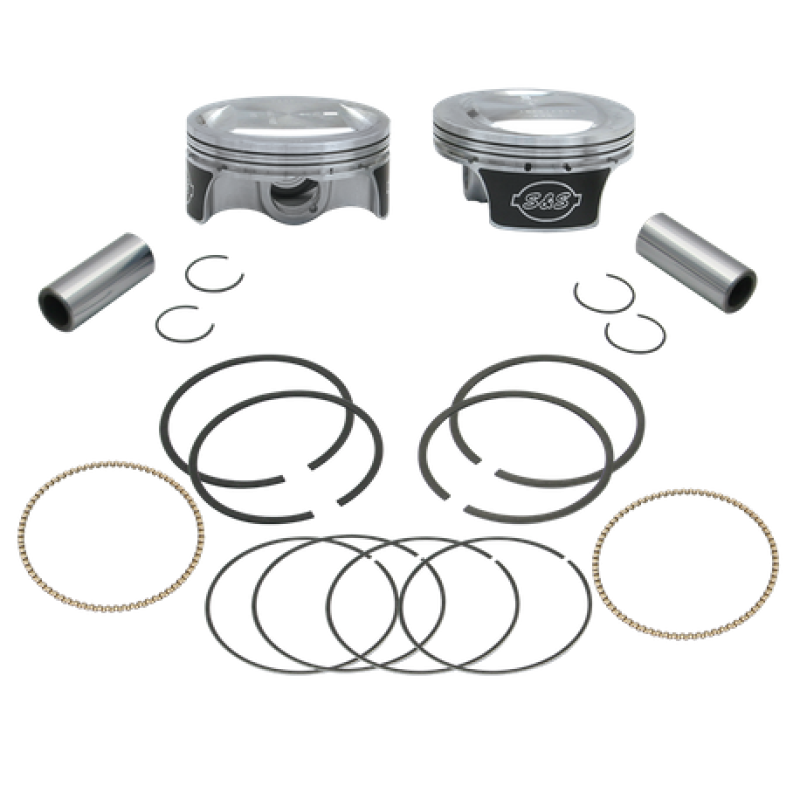 S&S Cycle 940-0066 2017+ M8 Models 4.320in Bore Piston Ring Set - 1 Pack