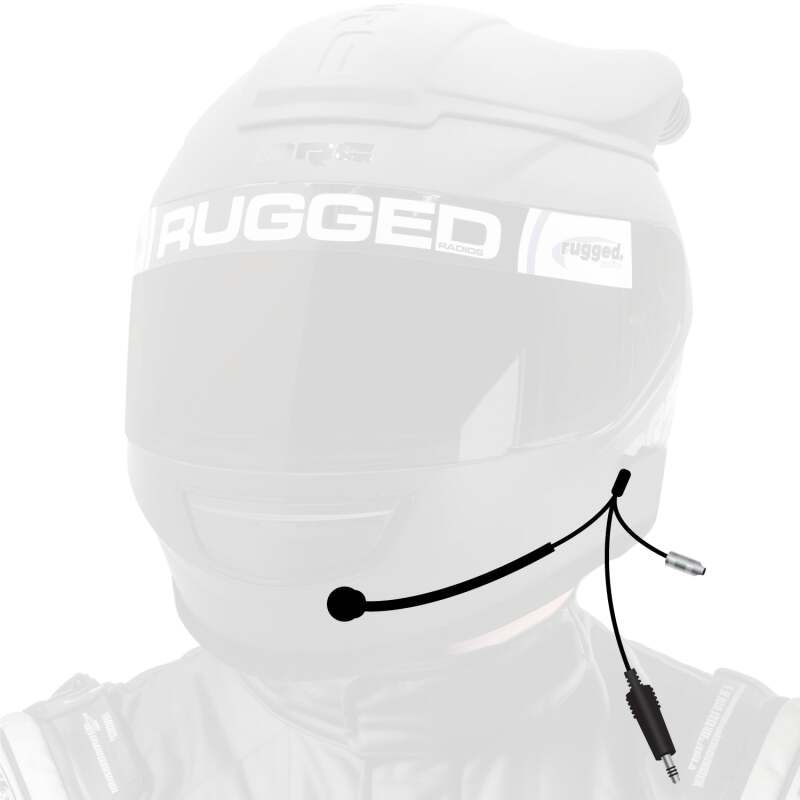 Rugged Radios HK-IF Racing Helmet Kits - NASCAR / IMSA / Peltor IMSA / Straight Cord / Without Speaker