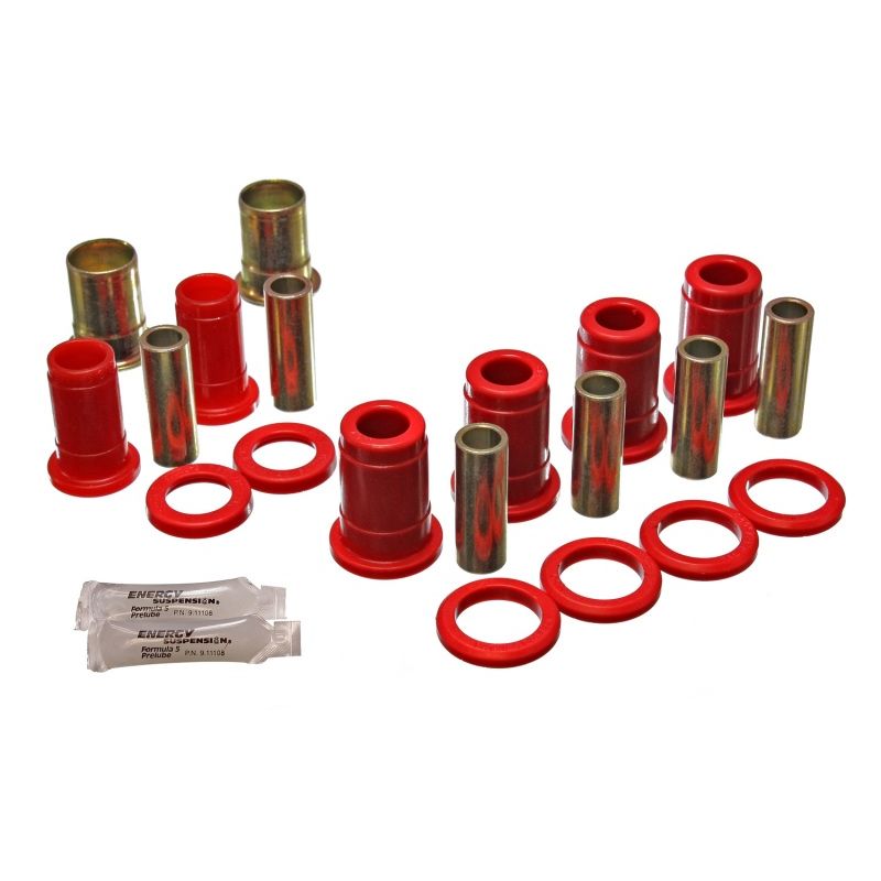 Energy Suspension 3.3153R 59-64 Bel Air/Impala / 64 El Camino (w/ Single U/A) Red Rear C/A Bushing Set