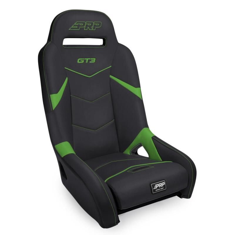 PRP Seats A7301-PORXP-W PRP GT3 Suspension Seat - Black/Green