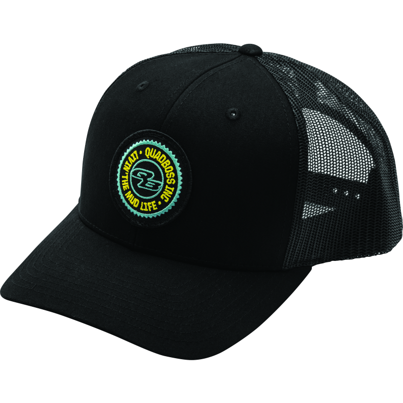 QuadBoss 155390 Sprocket Hat Hi-Vis