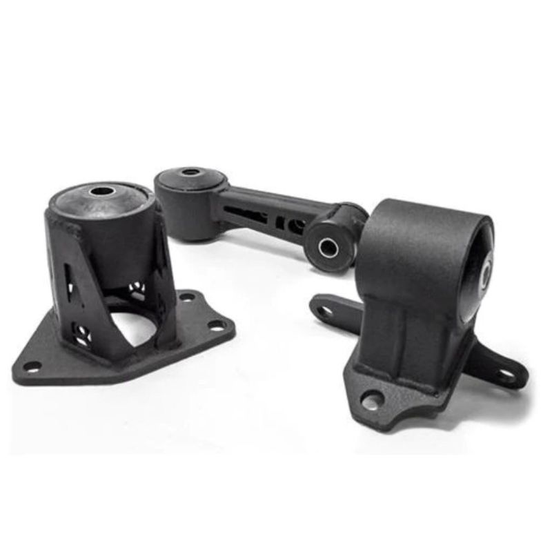 Innovative 09-13 Honda FIT/JAZZ L-Series Black Steel Mounts 75A Bushings