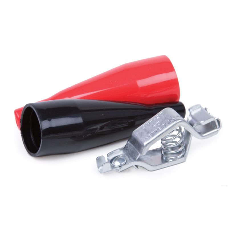 Forney 60348 Electrical Test Clip with Insulator, Battery and Charger Clip, 25-Amp, Carded Pair
