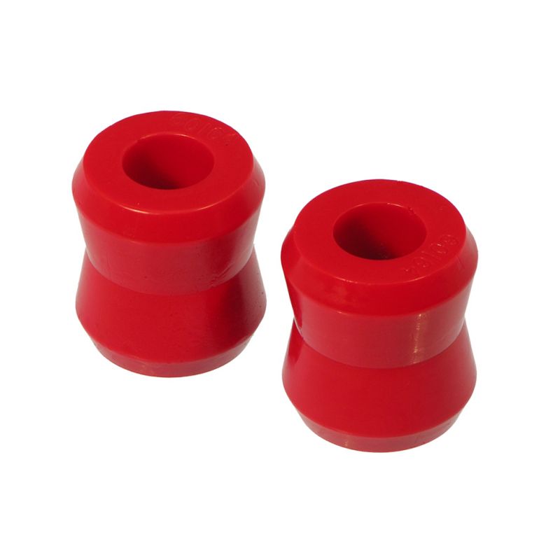 Prothane 19-905 Universal Shock Bushings - Large Hourglass - 11/16 ID - Red