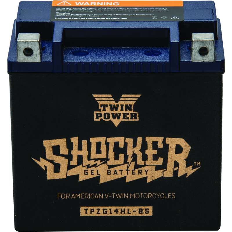 TwinPower 781232 Twin Power YTX-14L Shocker Gel Battery Replaces H-D 65958-04 220 CCA