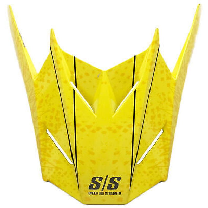 Speed and Strength 874958 SS2400 Lunatic Fringe Visor - Yellow/Black