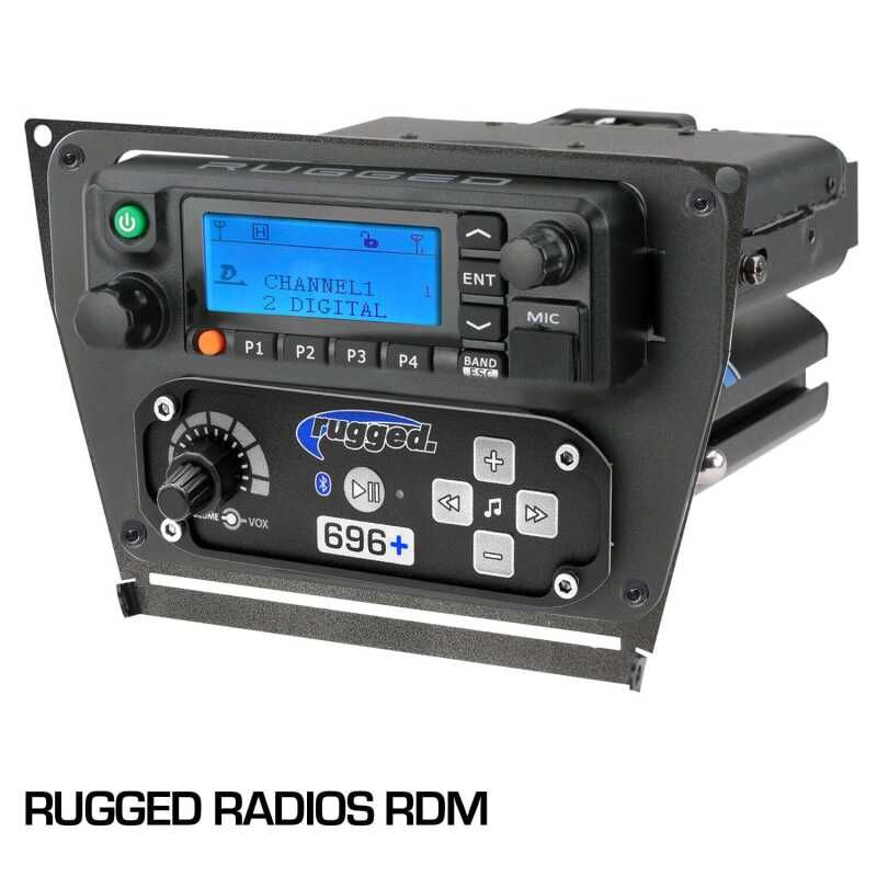 Rugged Radios MT-PRO-MM-25WP Polaris RZR PRO XP/Turbo R/PRO R Dash Mount - Rugged GMR25