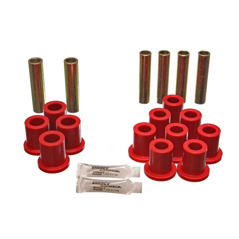 ENERGY SUSPENSION ENE4-2103R Ford Complete Spring & Shackle Set Red