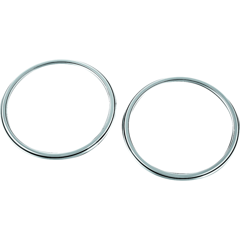 Kuryakyn 7377 Corona Speaker Grills Chrome