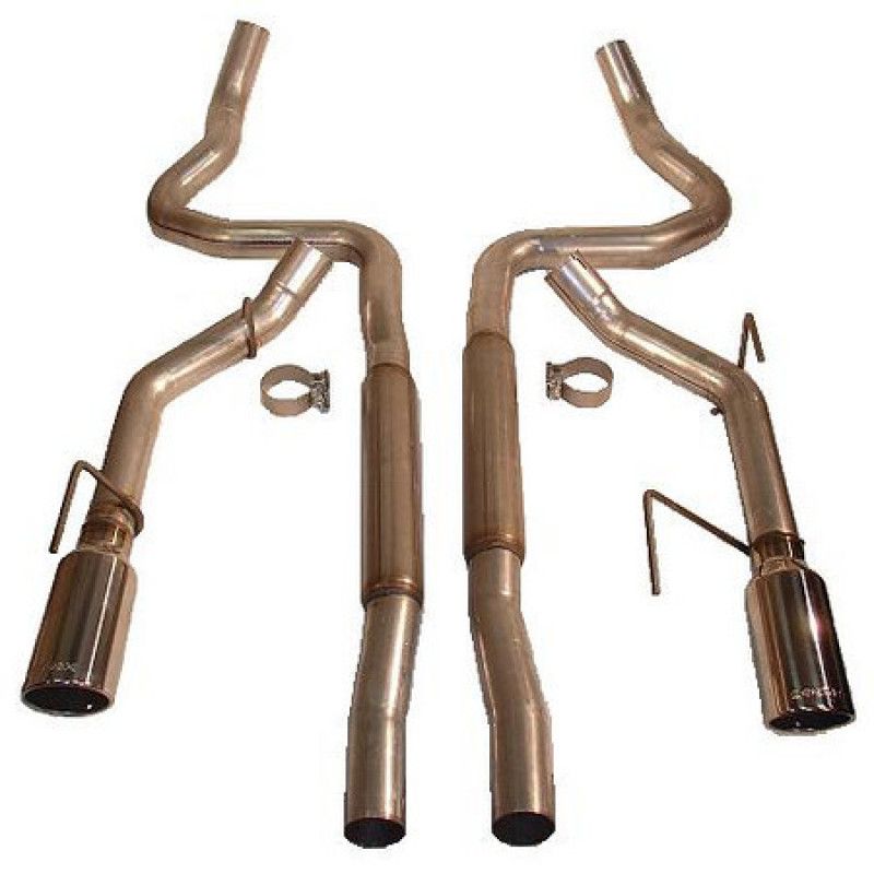 Roush 403936 2005-2009 Ford Mustang GT/GT500 Enhanced Sound Dual Cat-Back Exhaust Kit