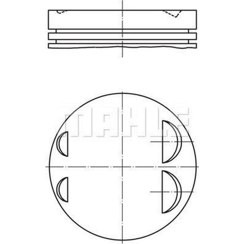 MAHLE 083 19 02 Engine Piston