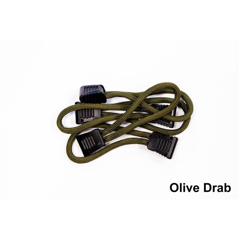 Fishbone Offroad Paracord Zipper Pulls 5 Pcs Olive Drab