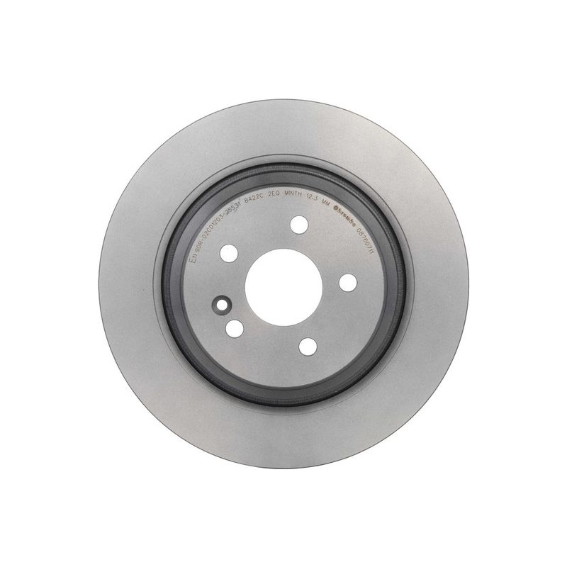 Brembo KT00560 Brembo ceramic brake pad and UV coated solid  brake disc kit