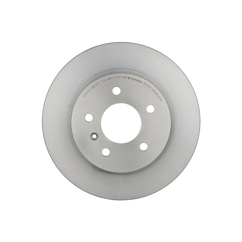 Brembo KT00930 Brembo ceramic brake pad and UV coated solid  brake disc kit