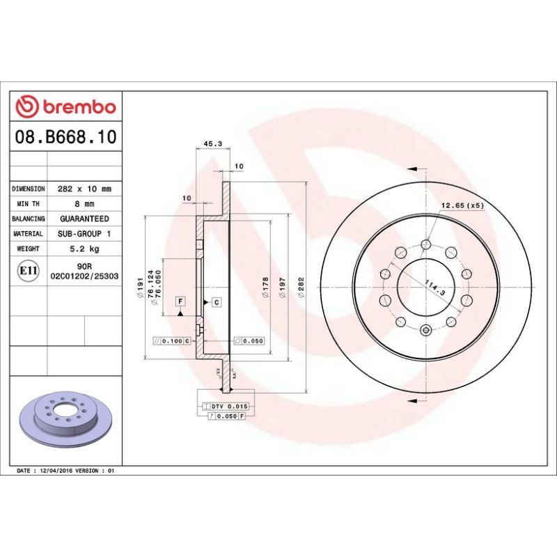 Brembo 08.B668.10