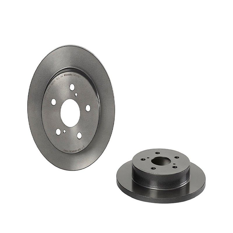Brembo KT00A05 Brembo ceramic brake pad and UV coated solid  brake disc kit