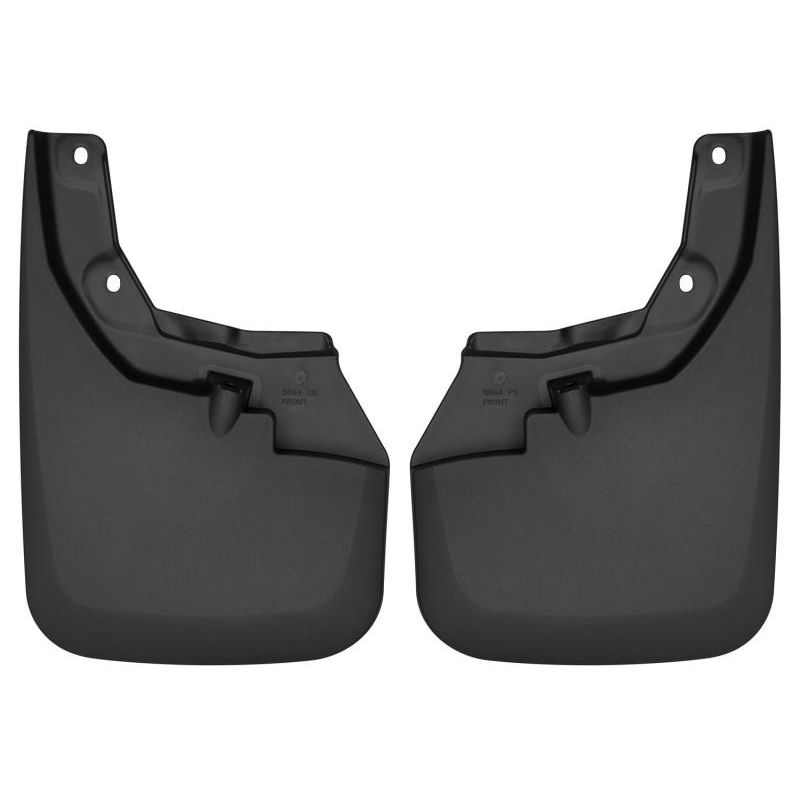 Husky Liners 2016 Toyota Tacoma w/ OE Fender Flares Custom Molded Front Mud Guards - Black