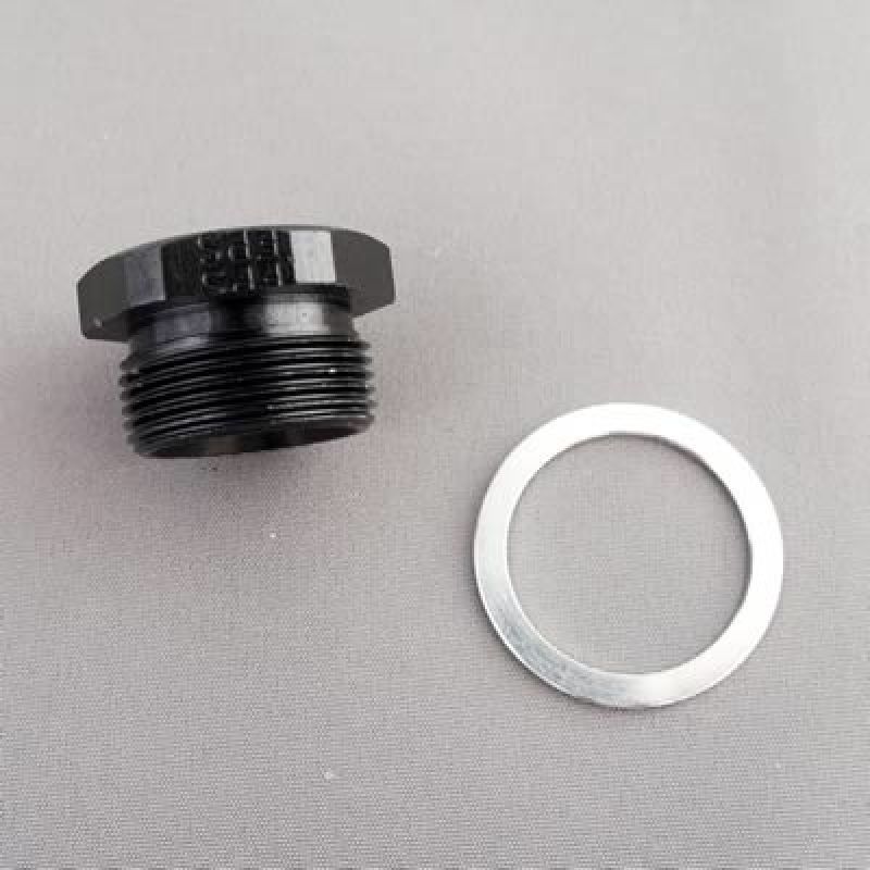 FRAGOLA FRG491980-BL Inlet Plug 7/8-20 Blank Black