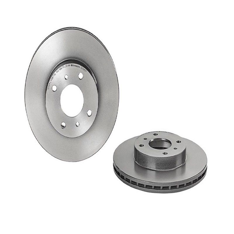 Brembo KT00528 Brembo ceramic brake pad and UV coated vented  brake disc kit