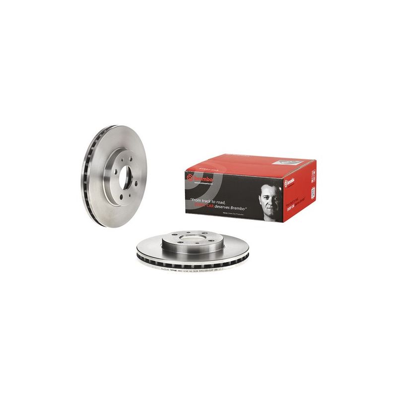 Brembo 09.7357.10 Premium Vented Brake Rotor