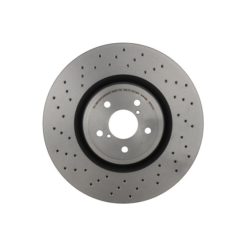 Brembo 09.7812.1X Premium UV Coated Xtra Cross Drilled Brake Rotor
