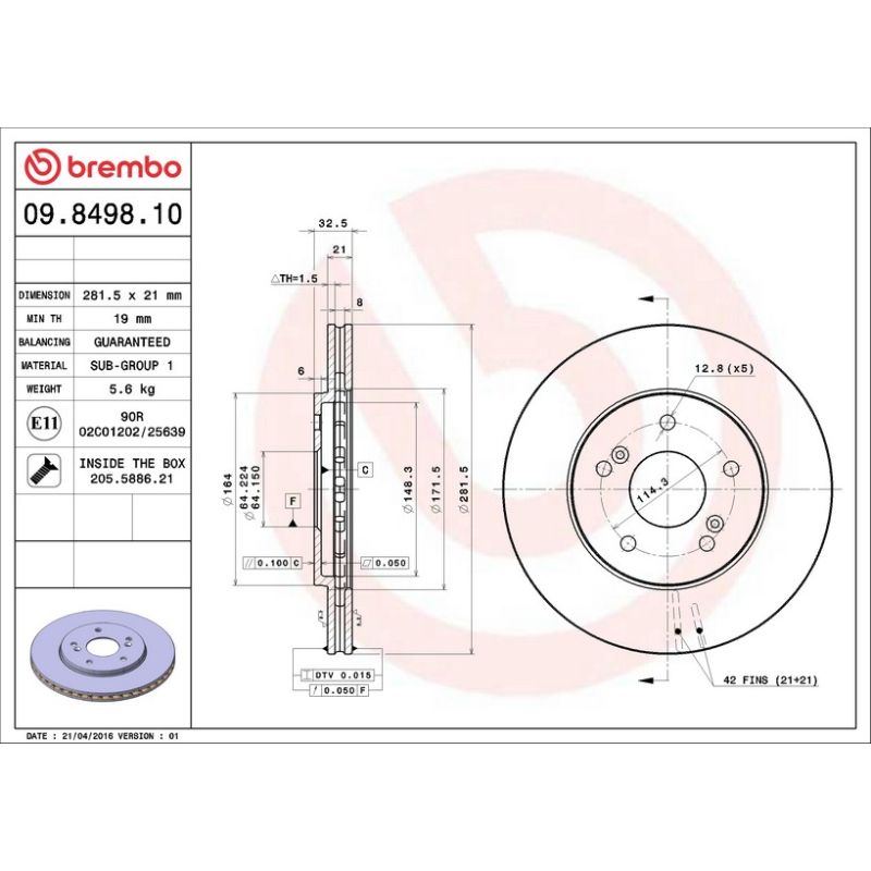 Brembo 09.8498.10