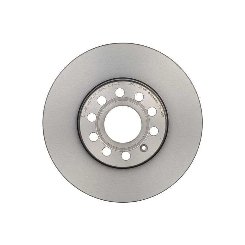 Brembo KT00945 Brembo ceramic brake pad and UV coated vented  brake disc kit