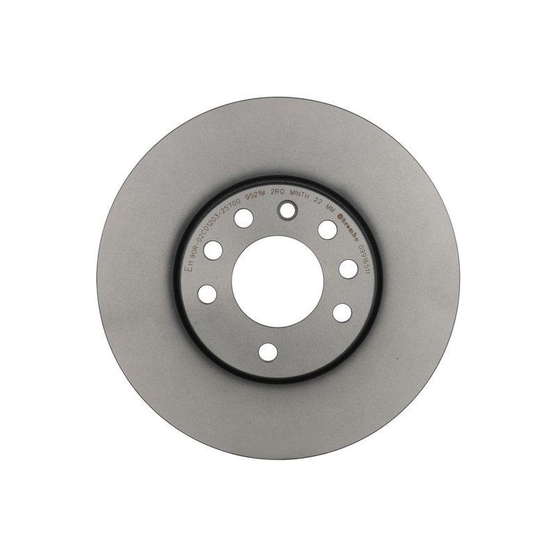 Brembo KT00811 Brembo ceramic brake pad and UV coated vented  brake disc kit