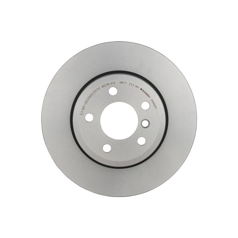 Brembo KT00B35 Brembo ceramic brake pad and UV coated vented  brake disc kit