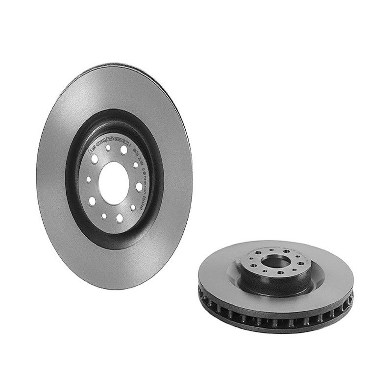 Brembo KT00887 Brembo ceramic brake pad and UV coated PVT  brake disc kit