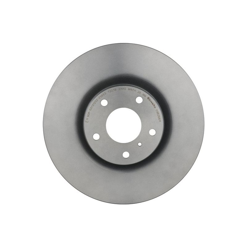 Brembo KT00964 Brembo ceramic brake pad and UV coated vented  brake disc kit
