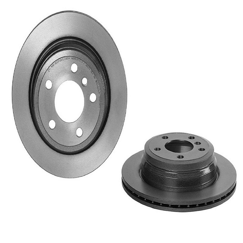 Brembo KT00B05 Brembo ceramic brake pad and UV coated vented  brake disc kit