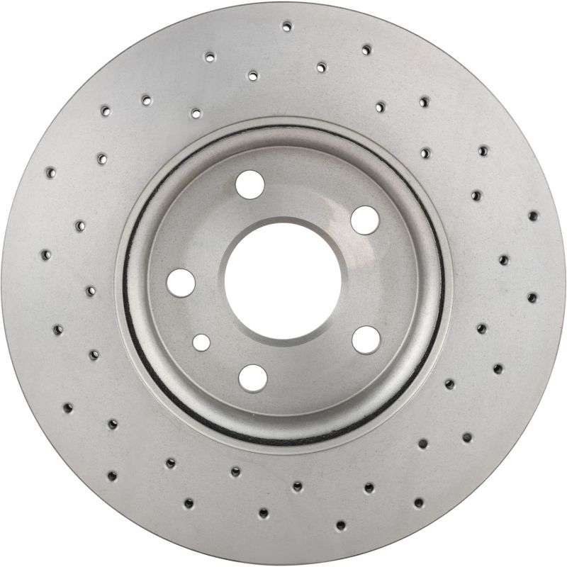 Brembo KTX0108 Brembo ceramic brake pad and Xtra vented drilled brake disc kit