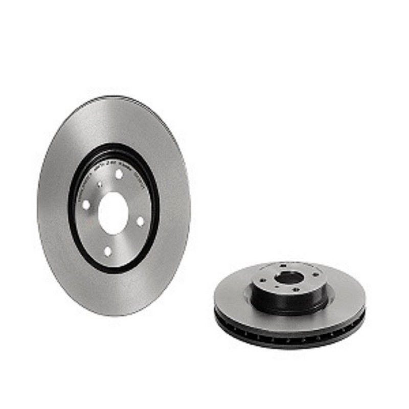 Brembo KT04333 Brembo low-met brake pad and UV coated PVT  brake disc kit