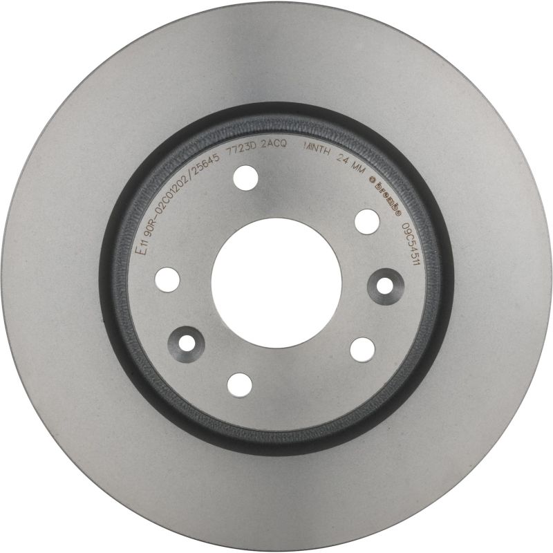 Brembo KT00849 Brembo ceramic brake pad and UV coated vented  brake disc kit