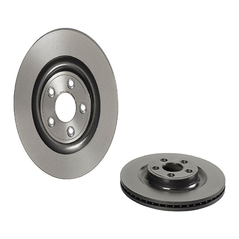 Brembo KT04533 Brembo low-met brake pad and UV coated vented  brake disc kit