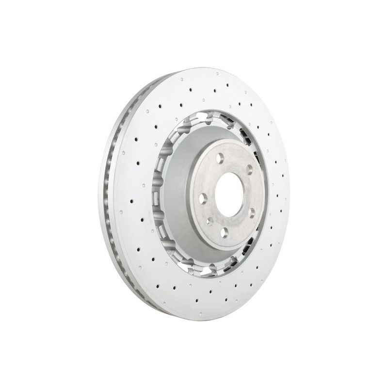 Brembo 09.D174.33 Premium Dual Cast Vented Drilled/Grooved UV Coated Brake Rotor