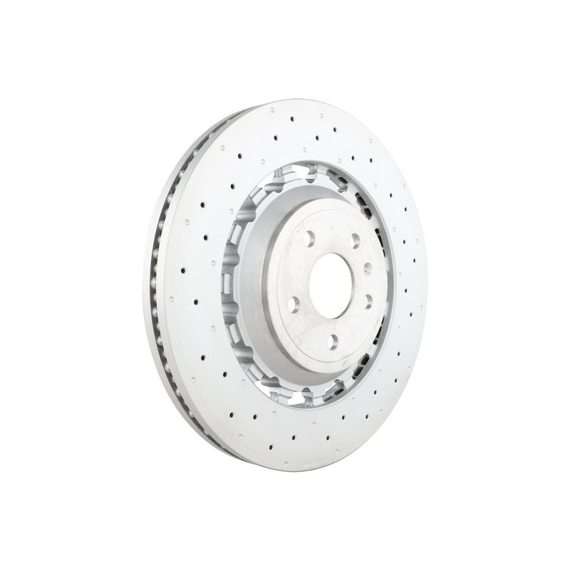 Brembo 09.D174.53 Premium Dual Cast Vented Drilled/Grooved UV Coated Brake Rotor