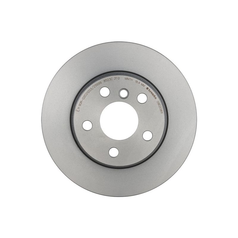 Brembo KT00A25 Brembo ceramic brake pad and UV coated vented  brake disc kit