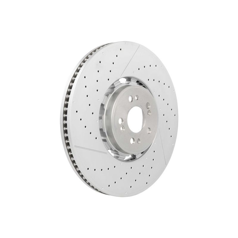 Brembo 09.D601.43 Premium Dual Cast Vented Drilled/Grooved UV Coated Brake Rotor